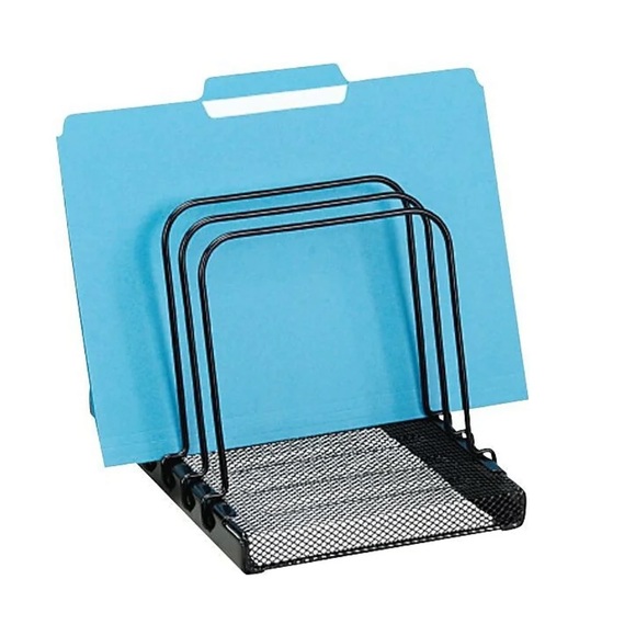 Rolodex Metal Mesh Flip Document Sorters, Black x 2 - Picture 3 of 4